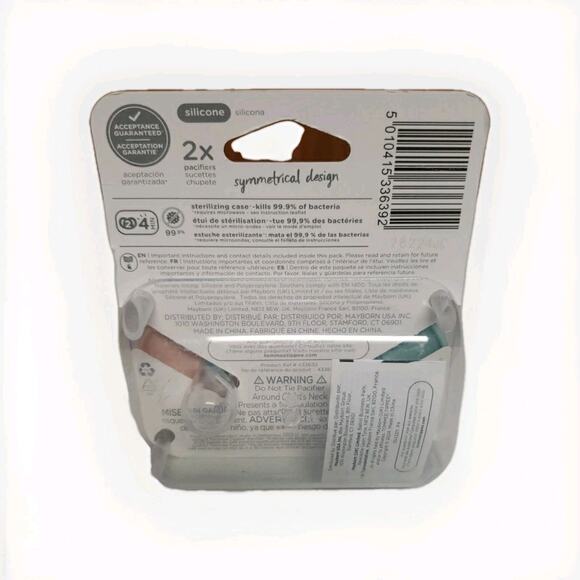 Tommy Tippee Anytime Winter Wonderland 6-18m Pacifier - Set of 2 - NIP - Picture 2 of 4